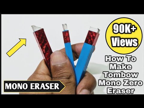How To Make Tombow Mono Zero Eraser At home - YouTube