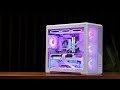 Stylish ATX Desk Setup Build | SAMA Giant Wave 1 Case | Geometric Aesthetic + Clean Cable Management