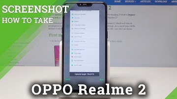 How to Take Screenshot on OPPO Realme 2 - Save Screen / Capture Screen