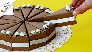 Diy cake gift boxes | birthday ideas thaitrick