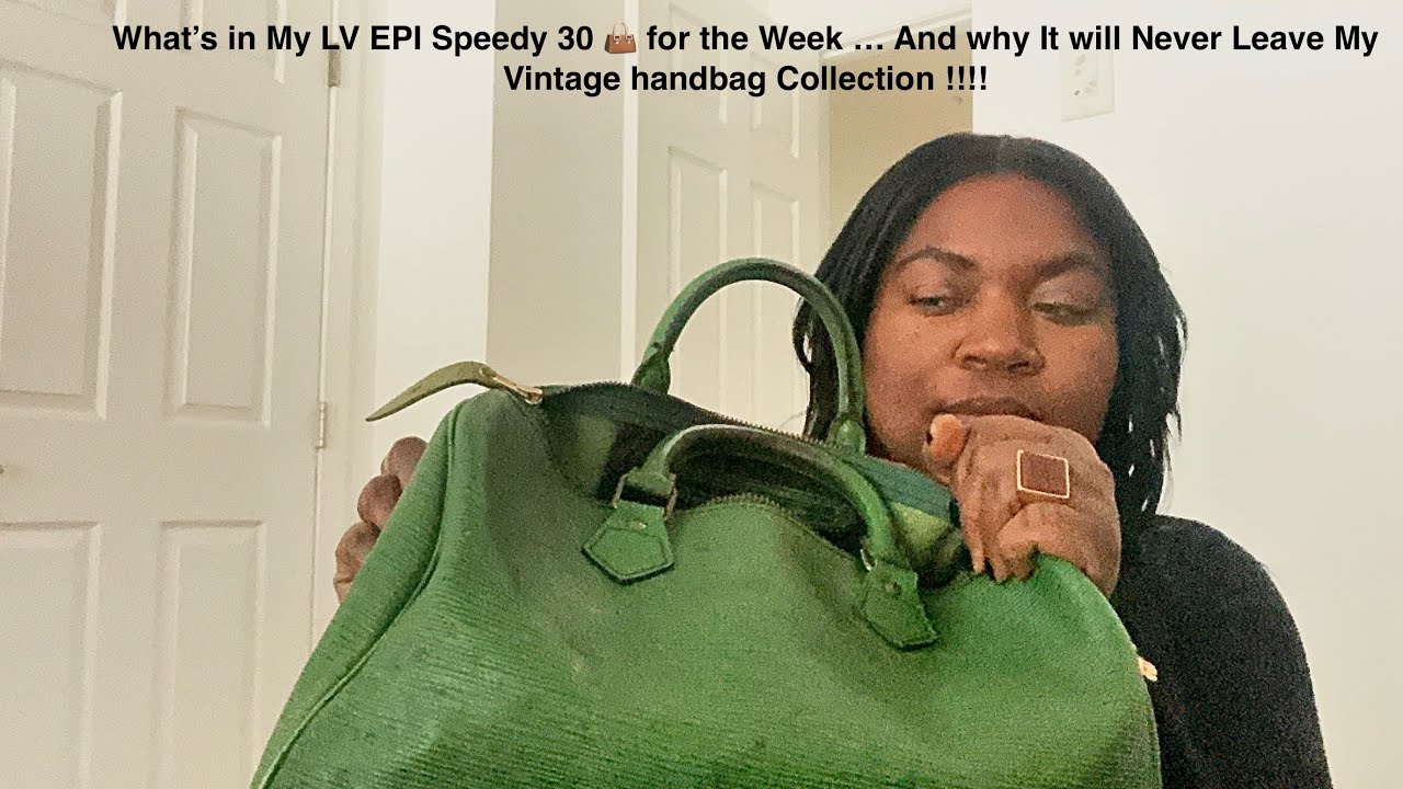 What's in My Vintage Green EPI Speedy 30 For The Week 👀 Why it'll