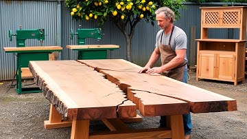 The Most Amazing Products From The Hands Of Talented Carpenter: Extremely Unique Dining Table Design