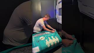  #lovesac stealth tech #ikea Besta #hisense 100” tv @LoveSacHQ @IKEAUSA @HisenseInternational