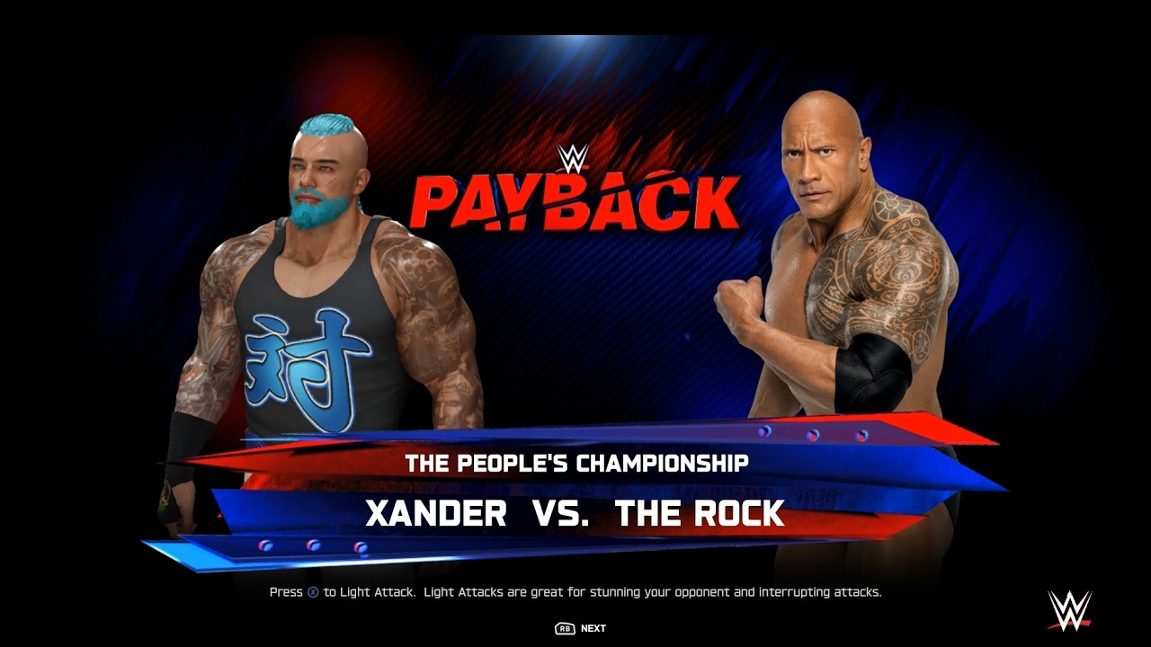 Ксандер против Скалы! Хаос по правилам родословной 🔥 | WWE 2K25