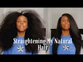 Straightening My Natural Hair