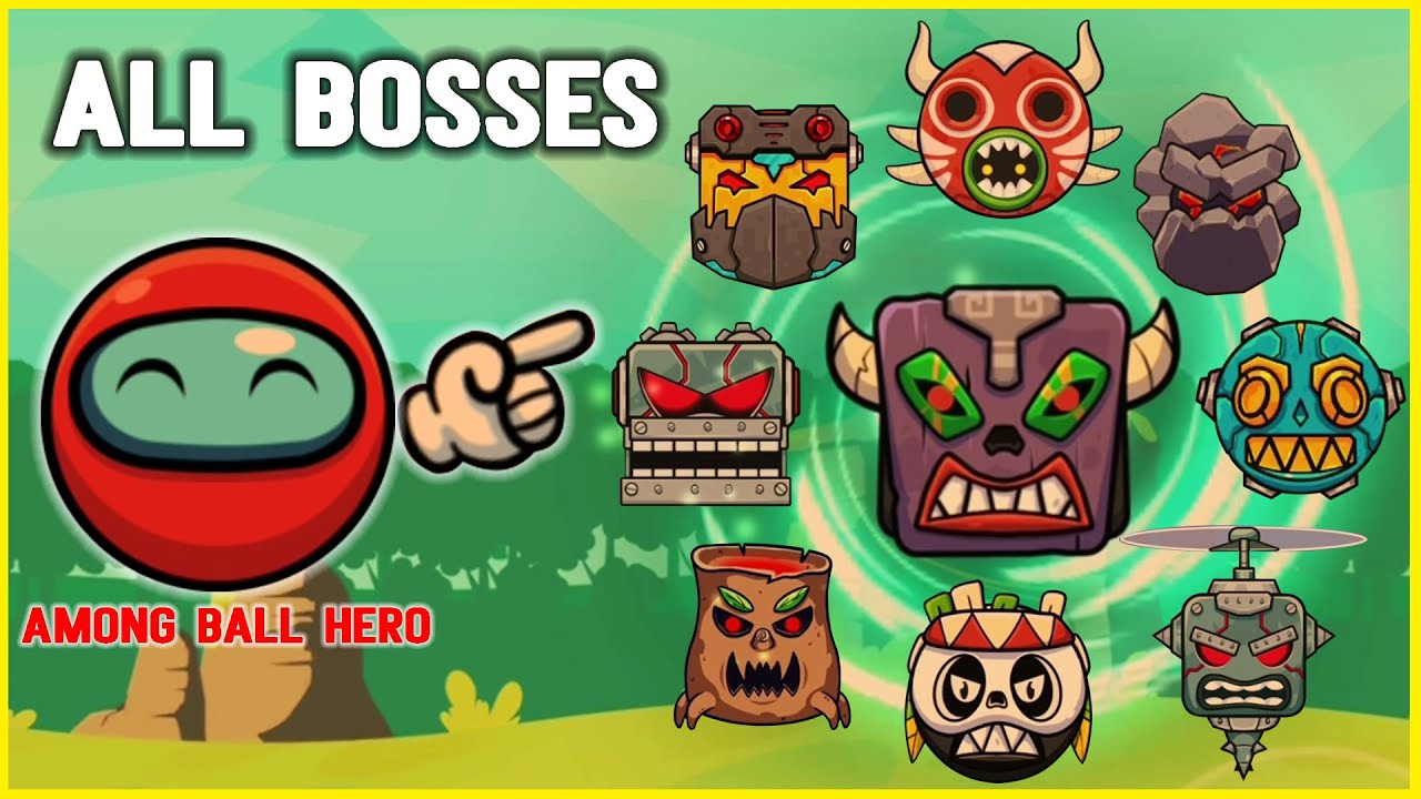 Roller Ball X Bounce Ball Hero Among Ball Hero Fight All Bosses
