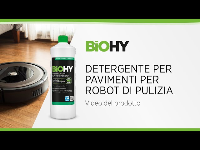 BiOHY Detergente per pavimenti per robot di pulizia 