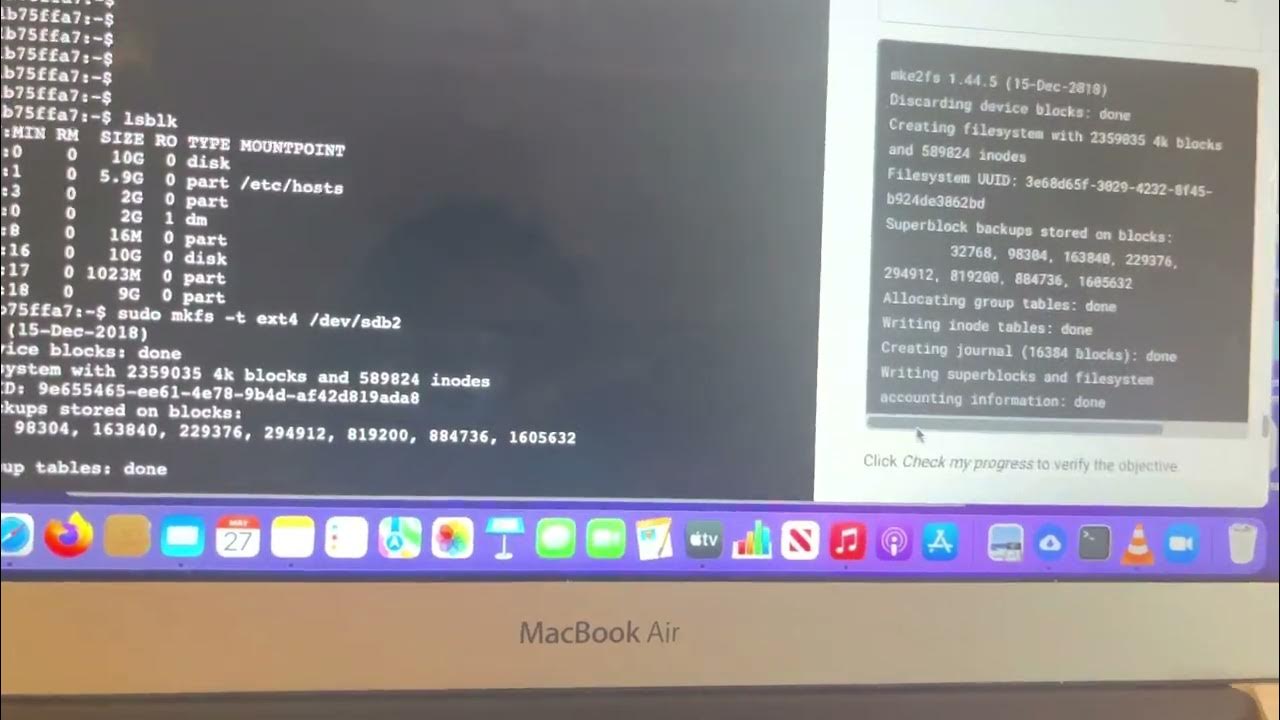 partitioning and formatting a disk drive in linux step by step YouTube