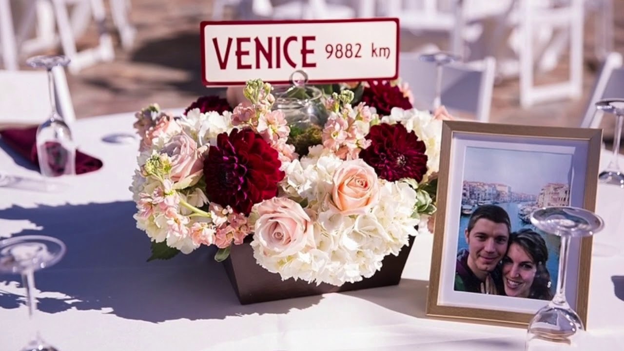 Kerrie + Justin's Travel Themed Wedding