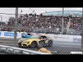 FORMULA DRIFT LONG BEACH MATT FIELD CORVETTE & FREDRIC AASBO SUPRA CRASH