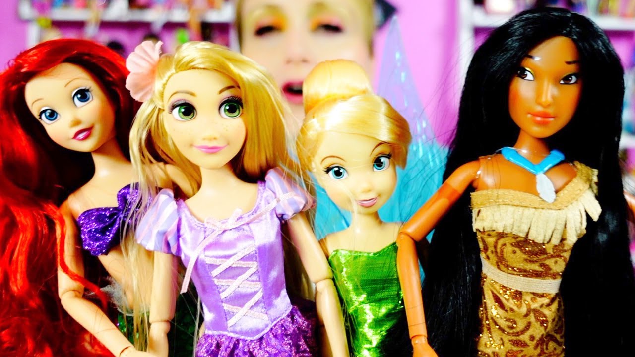 Disney Princess Dolls Ariel, Tinkerbell, Rapunzel and Pocahontas for Collectors?