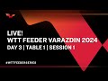 live | Day 3 | WTT Feeder Varazdin 2024 | Session 1