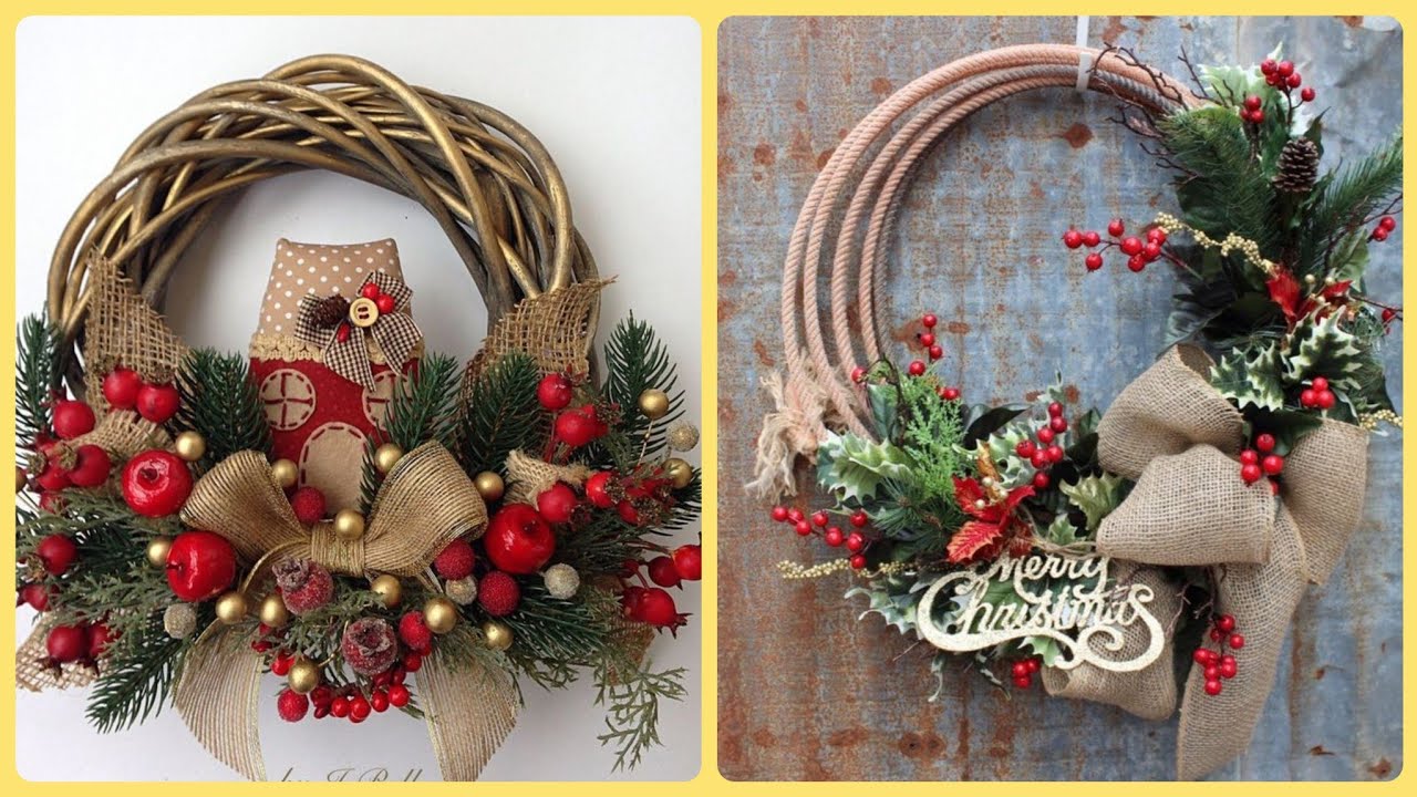 26 DIY Christmas Wreaths For the Most Festive Display On the Block