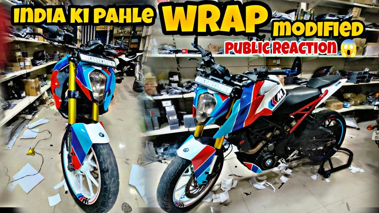aalyanvlogs1299 Fairing bike Bmw converted 😲 | Naked Duke 250