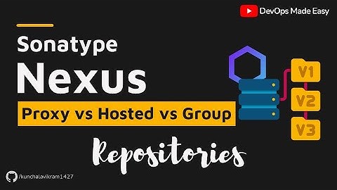 02 - Sonatype Nexus-repositorytypen | Gehost versus proxy versus groep