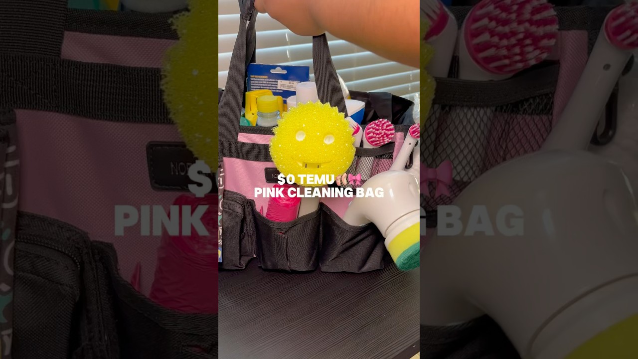The prettiest cleaning bag🥹🩷🎀🩰 