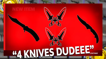 He unboxed 4 Knives in 1 Day.. *SCREAM ALERT*