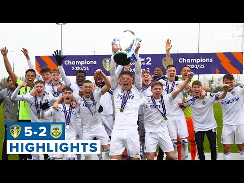 Trophy presentation! | Leeds United U23 5-2 Burnley U23 | Premier League 2 highlights