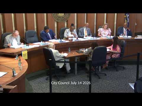 City Council July 14 2026
