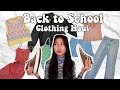 a *huge* back to school clothing haul 📚try on