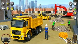 New Road Builder Construction Excavator Trucks Driving - Real JCB Game 3D - Android GamePlay  screenshot 5