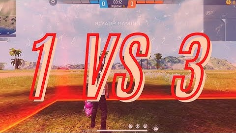 Free Fire Custom Challenge 1 vs 3 with Random Players || Full Gameplay 😊