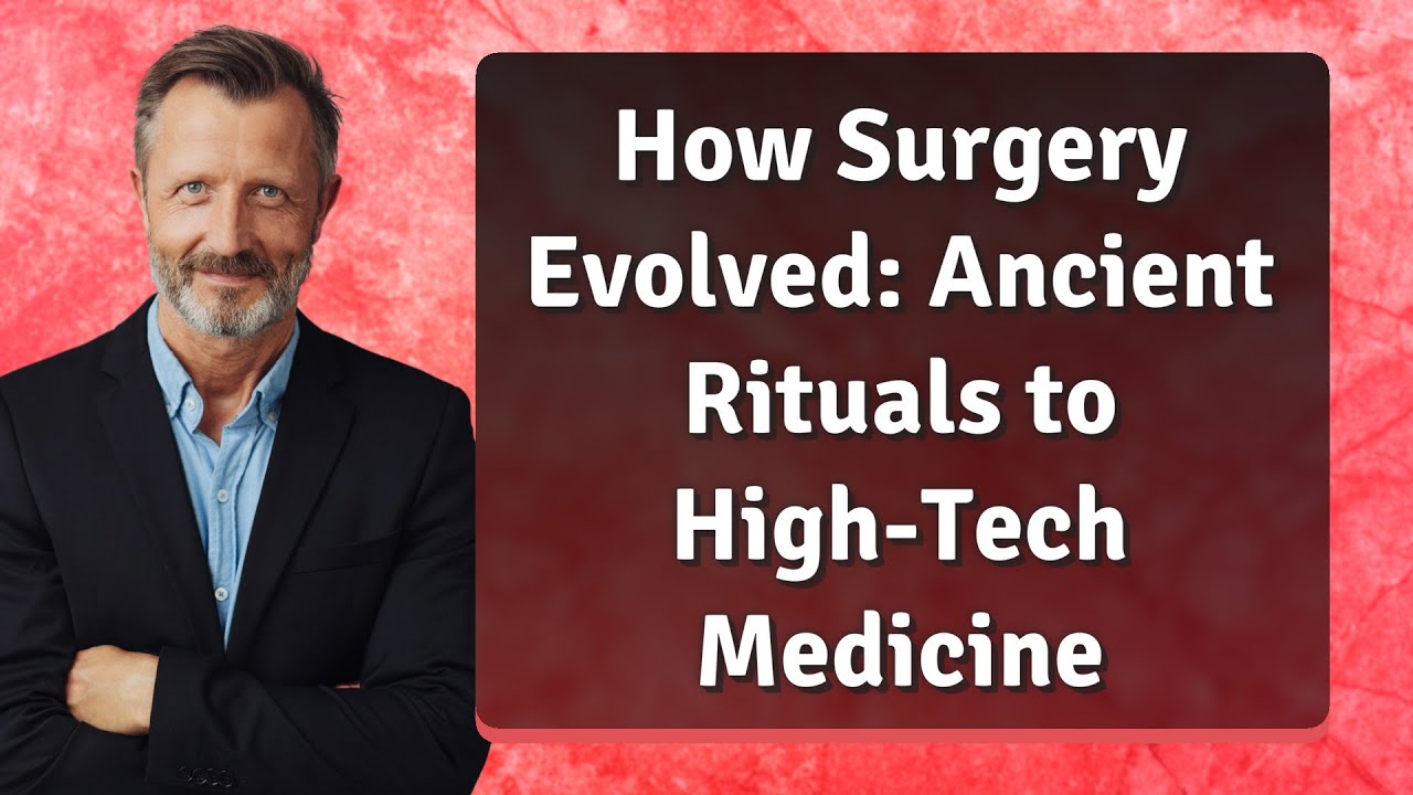 How Surgery Evolved: Ancient Rituals to High-Tech Medicine