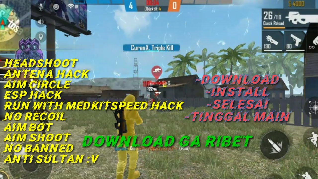 NEW! CHEAT FF MOD MENU UPDATE TERBARU 2020 | AUTO HEADSHOT | ANTI BANNED 100% WORK