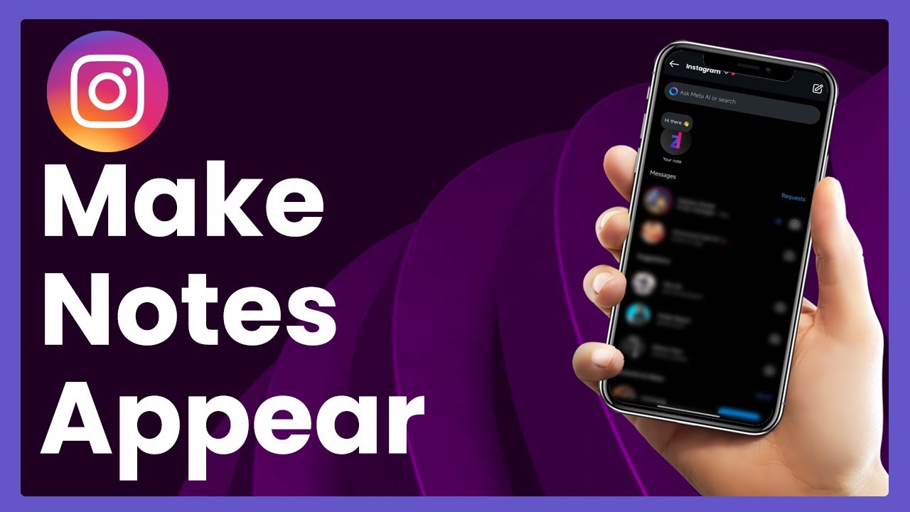 How To Make Notes On Instagram Appear (easy tutorial) - YouTube