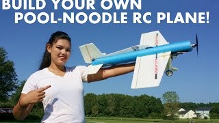 DIY Your own PoolNoodle RC 3D Trainer airplane!