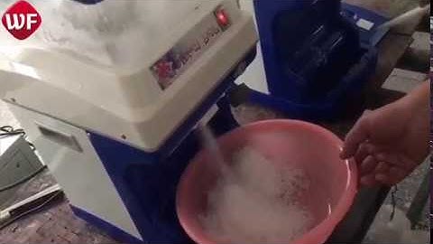WF-B188 Electric Automatic Ice Crusher Snow Cone Ice Shaver Machine