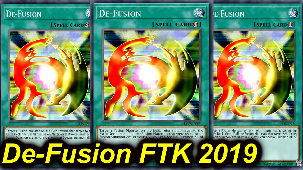 【YGOPRO】DE-FUSION ARCANA FORCE FTK DECK 2019