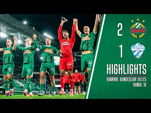 VIDEO: Rapid schlägt Hartberg 2:1 (Highlights) » abseits.at