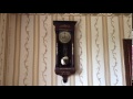 Старинные настенные часы в стиле бидермейер