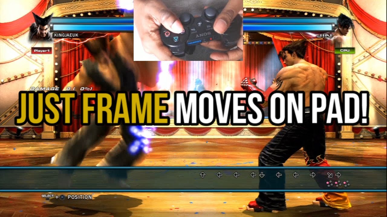 JUST FRAME Moves On PAD Tutorial! YouTube