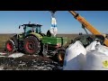 Внесение удобрений Claas axion 940 & amazone za-ts 4200