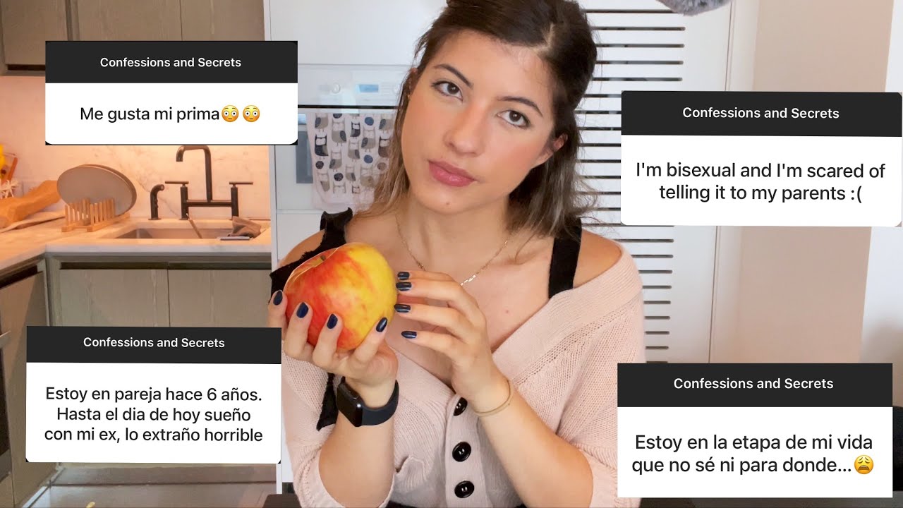 Asmr Cocinando | Haciendo Postre de Manzana y Leyendo SUS Confesiones
