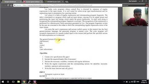 Compiler Lab | Exp - 4 | Token Separation using LEX