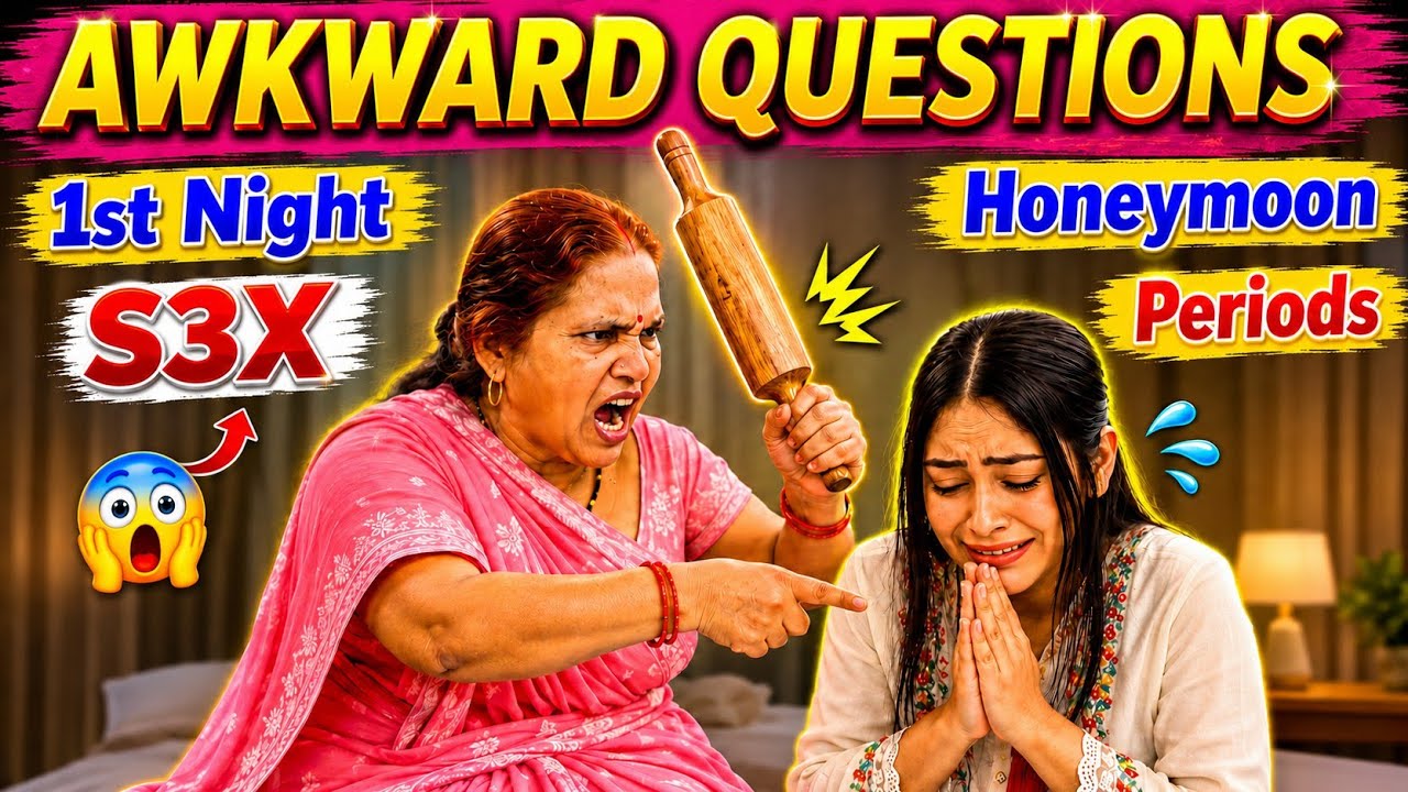 🔥 Asking My Strict Desi Mom Uncomfortable Questions Related To Intimacy,  1st Night , Gone Wrong! 😭