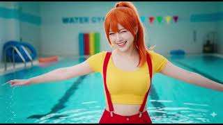 Misty Cosplay At The Pool Water Gun Fun & Summer Vibes