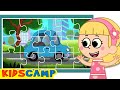 Learn Vehicles With Puzzles Learning Videos For Toddlers KidsCamp