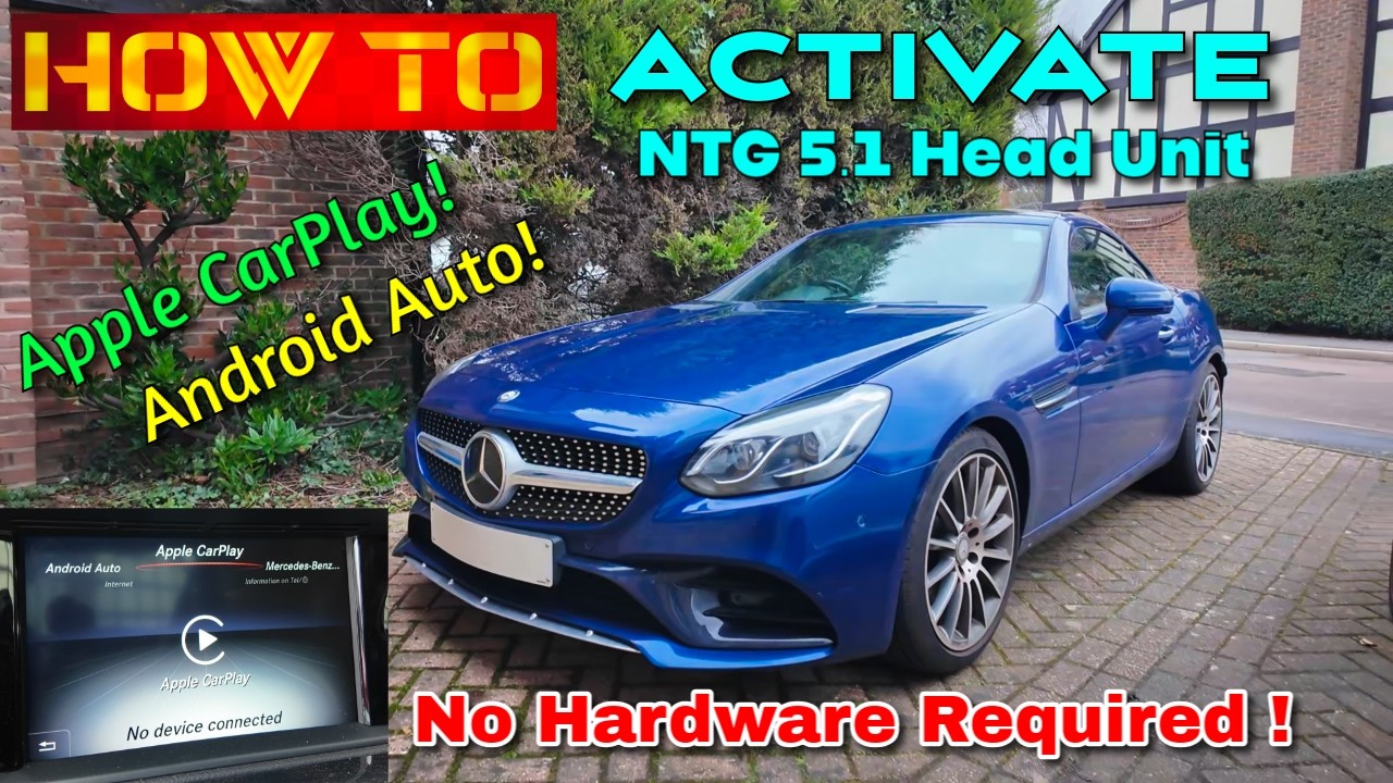Mercedes SLC (R172) | NTG 5.1 Carplay и Android Auto | Бесплатная активация