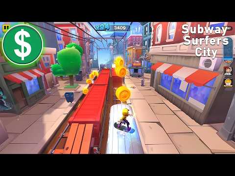 Subway Surfers City Gameplay No Copyright (4K) thumbnail