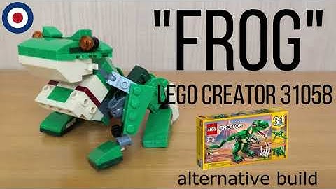 LEGO Creator 31058 Alternative build tutorial FROG、レゴクリエイター31058をカエルに組み替え