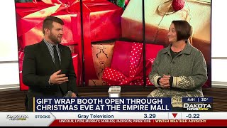 Gift Wrap Booth open through Christmas Eve at Empire Mall