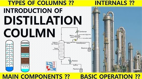Wat is een destillatiekolom? | Interne onderdelen en componenten van de kolom | Basisbewerkingen ...
