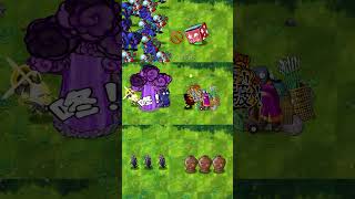 PvZ 1 Fusion - 3 Ultimate Plants Vs 3 Vase Breaker Zombies - P45 #shorts #pvz #youtubeshorts