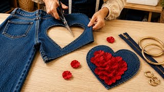 Old Jeans Became an Amazing Design ✂️ The Result Will Surprise You! ❤️