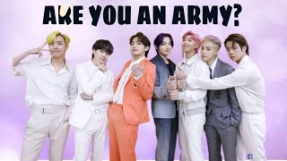 ARE YOU AN ARMY? | KPOP QUIZ | BTS QUIZ