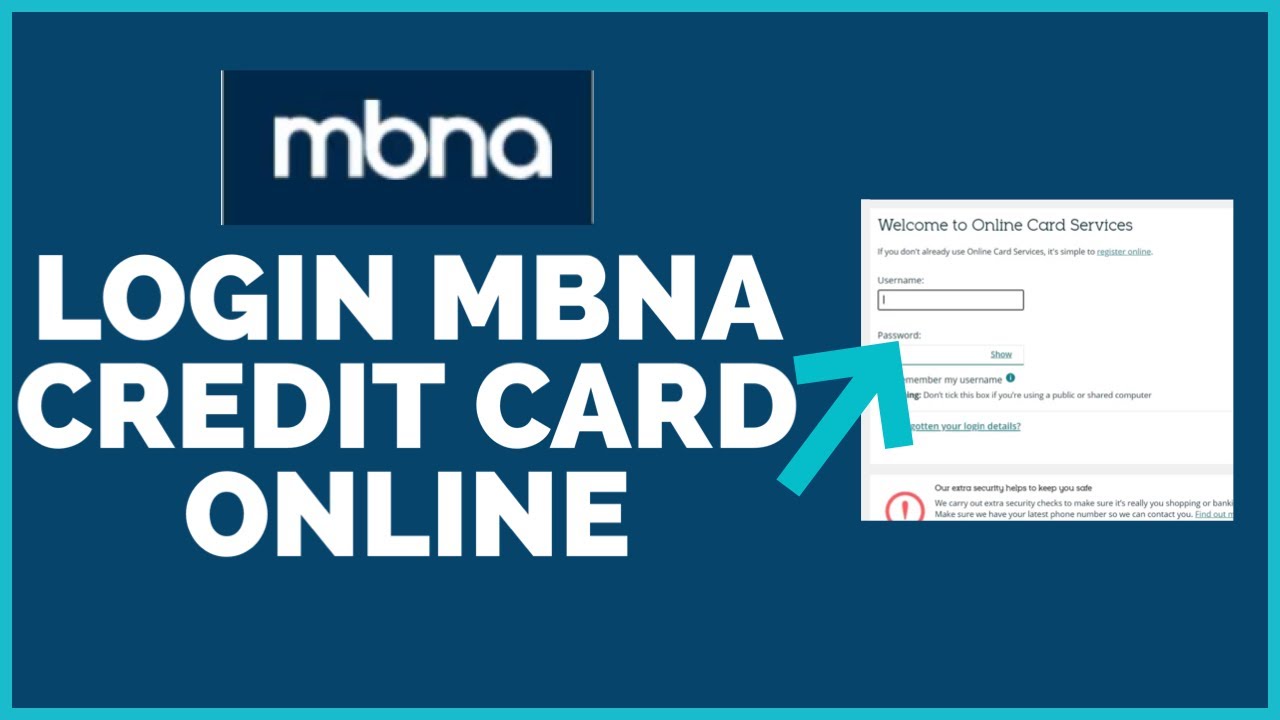 How To Login Mbna Credit Card Online 2022? YouTube